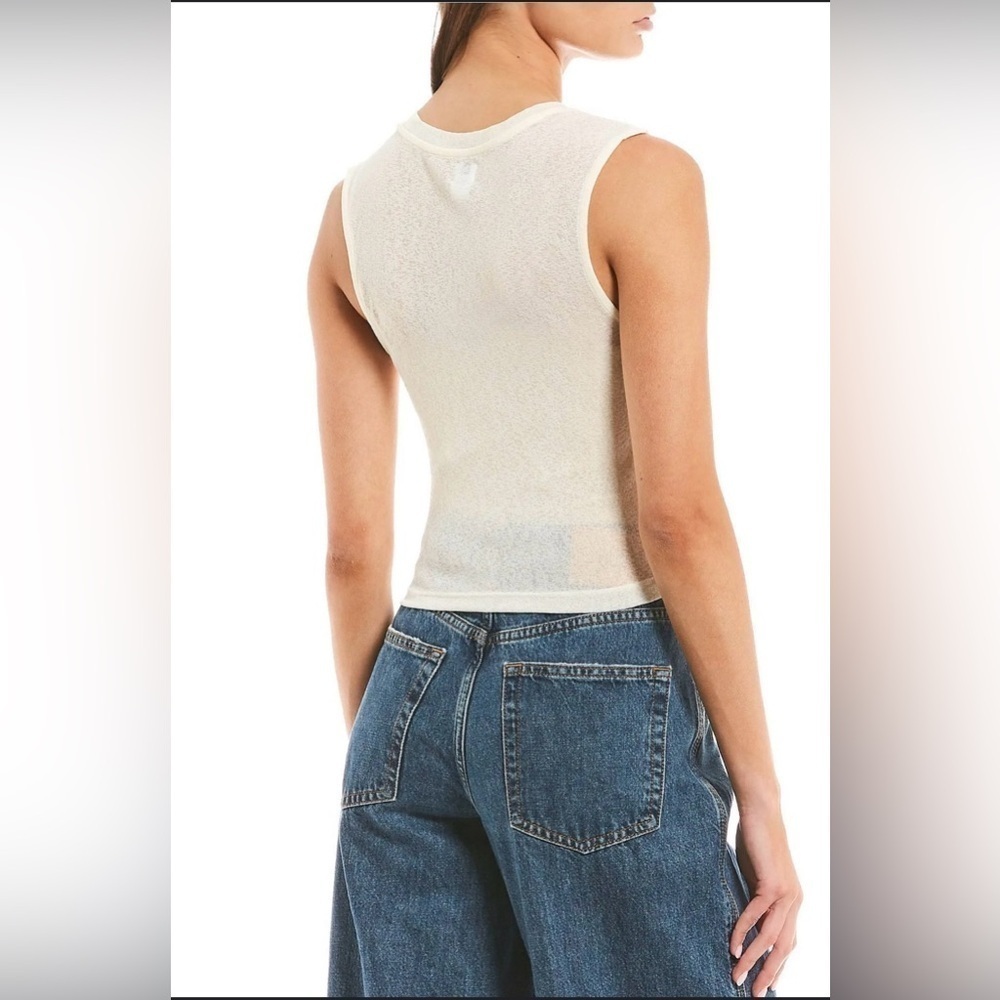 BDG Urban Outfitters Ruched Slub Crop Tank - Picture 4 of 8